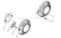 Part Location Diagram of 715914 Briggs and Stratton Starter-rewind Assembly